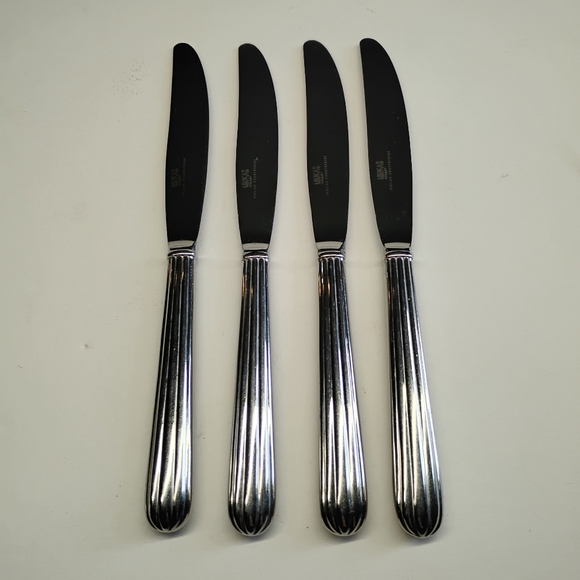 Mikasa Other - 4 Mikasa‎ Italian Countryside Stainless Steel handle DINNER KNIVES